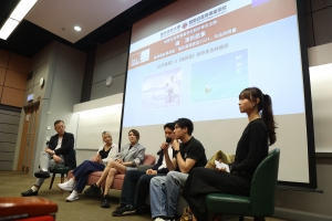 明愛白英奇專業學校設計學系與香港電影導演會合辦第二場《導．演新「戲」象》放映會，邀請到兩位導演，廖綺慧小姐、陳英吉先生，以及兩位演員關寶慧小姐、劉仲軒先生擔任映後談分享嘉賓。